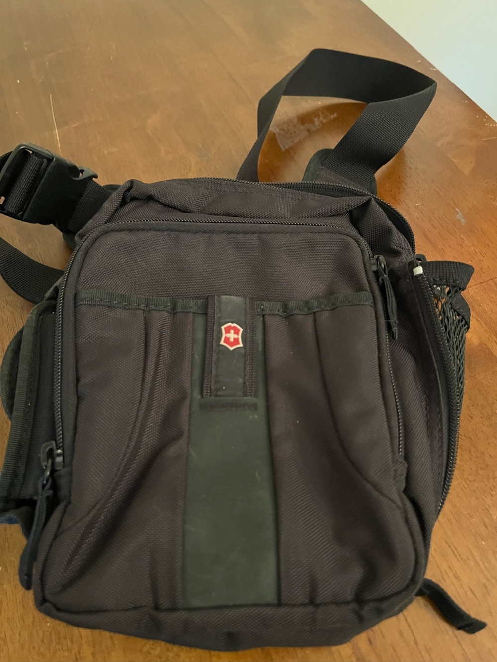Victorinox Black Tactical Crossbody Belt Bag
